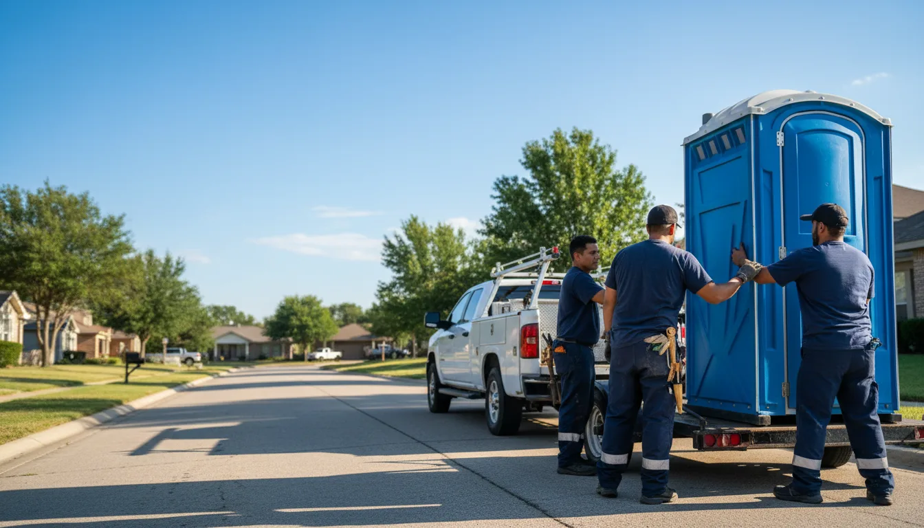 Portable Toilet Rental in Rogers, TX near me
